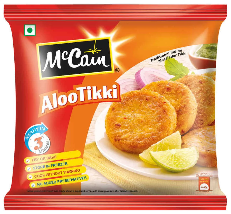 McCain Aloo Tikki, 400 g Pouch